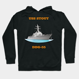 Stout DDG-55 Destroyer Ship Hoodie